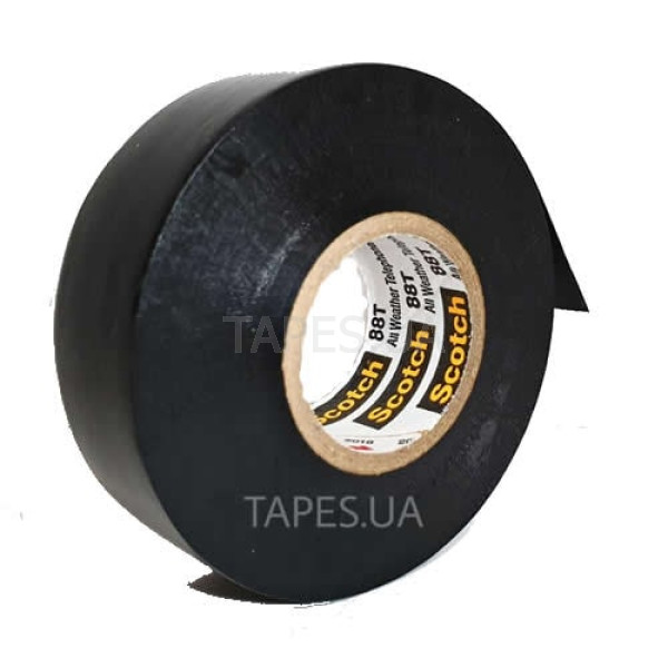 Изолента 3М 88T Scotch всепогодная телефонная изоляционная лента