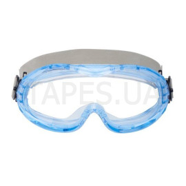 Защитные закрытые очки 3M 71360-00013 Фаренгейт, прозрачные, ацетатная линза AS/AF, с вентиляцией, с защитной пленкой