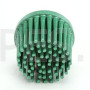 Зачистной круг 3М 07530 Bristle с креплением Roloc, зеленый, диаметр 25 мм, градация - грубый, диск-щётка 50