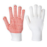 Трикотажные перчатки с ПВХ точкой / без покрытия